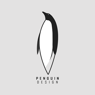 Penguin Logo Design animal branding design graphic design illustration logo penguin typography vector