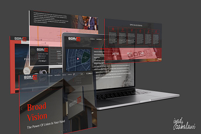 GORAN Group Website css design graphic design html logo php ui