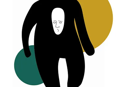 nervous character color color block digital illustration doodle graphic design illustration simple