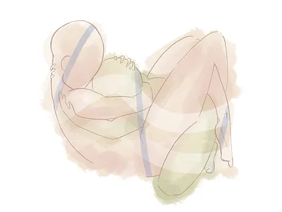 hold 1 color digital illustration figure drawing graphic design illustration love painting simple