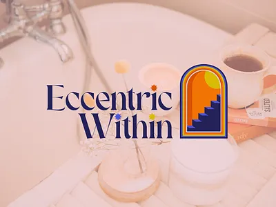 Eccentric Within Logo Design branding design graphic design illustration illustrator logo nc