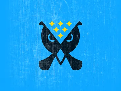 Winter League 2020 - Night Owl gaa hurling icon logo owl sports stars winter