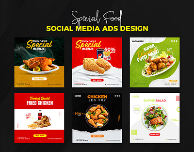 Delicious food menu social media post design template. banner banner ads brand identity delicious facebook ads food banner food flyer food menu food social media post food template free mockup google ads instagram ads instagram banner instagram post design marketing campaign social media ads social media post social media post template vegetable