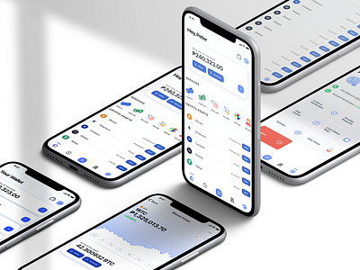 Crypto Mobile App Design bitcoin crypto defi mobileapp uiux user experience