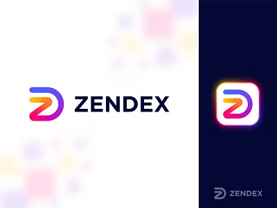 zendex logo design brand branding creative logo cryptocurrenc d d logo d mark icon identity it logo logo logo design logofolio mark modern logo monogram technology z z logo z mark