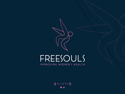 Freesouls Logo Design artlogo brand log color logo company logo creative logo deftarts deftatrslogo design illustration logo logo design minimal logo woman logo women freedom