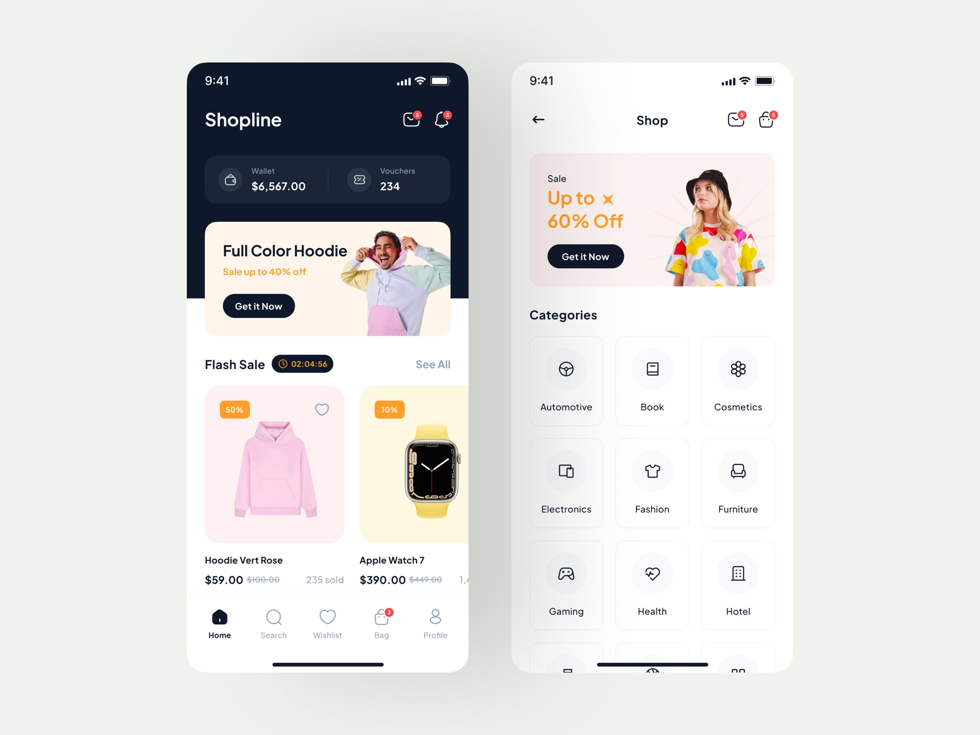Shopline - Marketplace App UI Kit by Uxerflow UI/UX on Dribbble