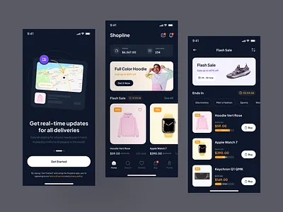 Shopline - Marketplace App UI Kit amazon branding cart design ebay ecommerce fashion mobile online shop online store product shopee shopping transaction ui ui8 uidesign uikit ux wishlist
