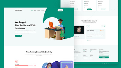 Innovated e-learning platform website landing page design ahosanhabib922 e learning website home page landing page log in page signup page ui design uiux design ux design