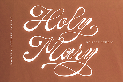 Holy Mary – Modern Calligraphy Script beautiful font branding design graphic design handwritten logo logo font typography valentines fonts