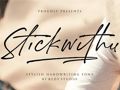 Stickwithu – Stylish Handwritten Font beautiful font branding design graphic design handwritten instagram logo typography valentines fonts