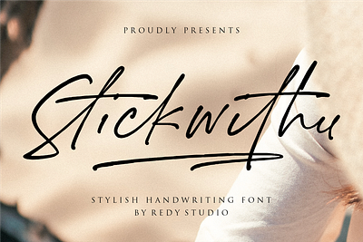Stickwithu – Stylish Handwritten Font beautiful font branding design graphic design handwritten instagram logo typography valentines fonts