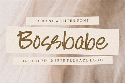 Bossbabe – Modern Calligraphy Fonts watermark font