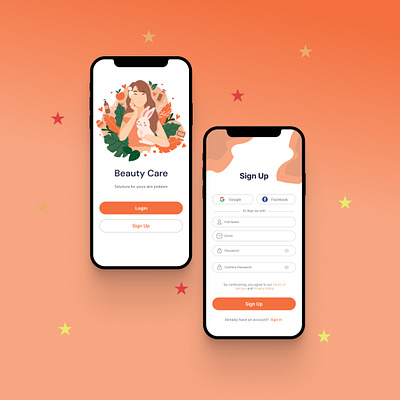 Sign Up Page - Mobile Apps sign up mobile ui design
