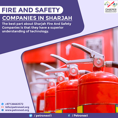 Fire And Safety Companies In Sharjah graphic design