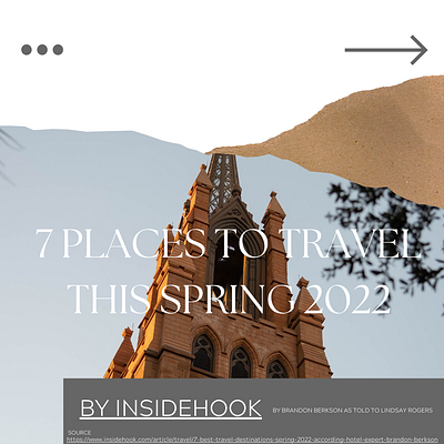 Instagram Travel Post branding design template traveldesign