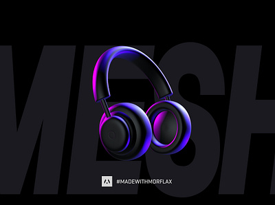 Neon 3D illustration 3d 3d devices 3d icons 3d illustrations 3d scene builder blender3d brand identity branding design graphic design headphones illustration motion graphics ui