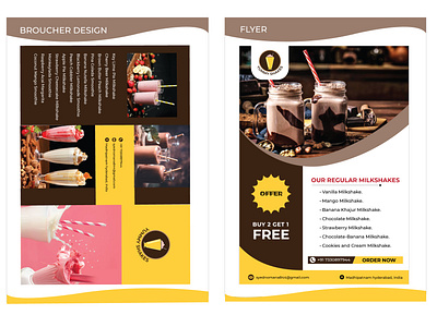 BROUCHER AND FLYER DESIGN SAMPLE branding graphic design logo ui