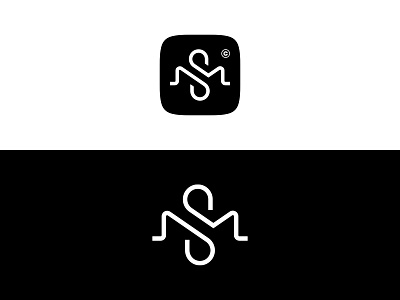 SM monogram brand identity branding brandmark custom logo design icon identity identity designer letter lettering logo logo design logo designer m mark monogram monoline s symbol type typography