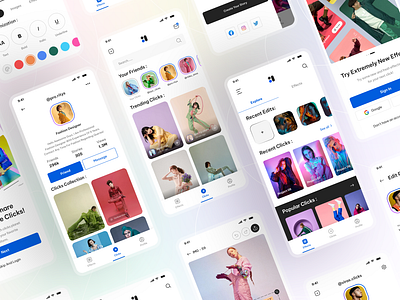 Image Editing App app app design camera edit photo editing filter image editing mobile photo app photo editor photography photoshop snapchat social story ui ui design ux