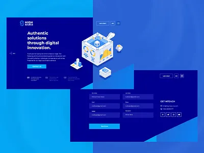 High Source Website design graphic design illustration interface product service startup ui ux website