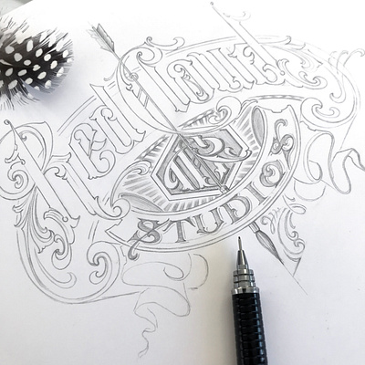 Red Cloud Studios - sketch hand lettering schmetzer sketch typography