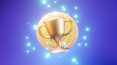 Trophy Animation Tutorial 3d animation blender game icon illustration motion render tutorial