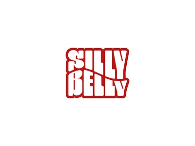 Silly Belly Logo Design design icon icon set icons line logo logotypes typography vector