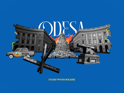 Ukraine in war / Odesa animation brander branding design illustration logo motion motion graphics odesa ui ukraine vector