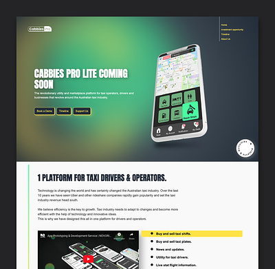 Startup Landing Page branding design startup ui webdesign website