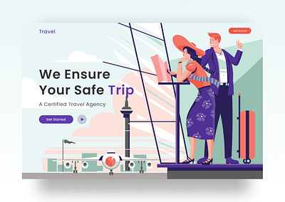 Travel Website Header daily ui designinspiration landingpage landingpage design travel agency website ui ui design ui header design ui inspiration uiux user interface ux research web webdesign website design website header design website mckup website presentation website template wireframing