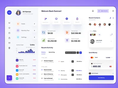 Finance App Ui / Dashboard adobe xd app ui app ui design bank app banking app banking software dashboard dashboard ui figma finance app ui finance dashboard financial app fintech graphic design graphic template illustration investment app money app ui design uiux design