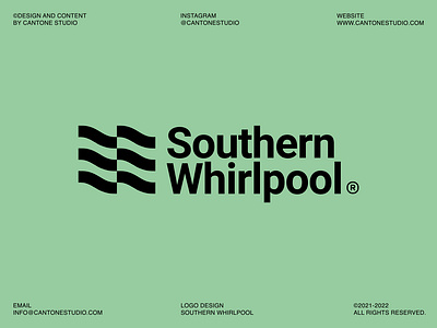 Southern Whirlpool logo design. behance brand guide brand guidelines brand identity branding business logo creative logo design freelancer logo graphic design graphicdesign logo logo design logodesigner logofolio minimal minimalist logo modern logo professional logo vector