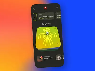 GardenBot | Object 3d analise animal animation app application assistant bot design garden graphic design mobile app motion graphics robot ui ux video