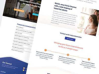 Case study: UX & UI redesign of a mortgage website. brand identity branding clean concept design fonts graphic design interface landing landing page layout logo mortgage typography ui uiux ux vector website