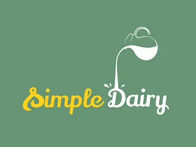 Simple Dairy Logo logo ui