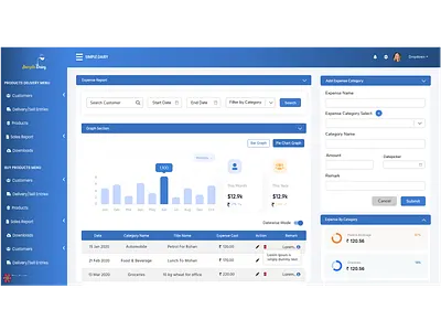 Simple Dairy Expense Management design graphic design ui ux web