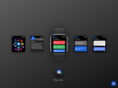 IBM TRIRIGA - Apple Watch UX/UI Design app branding design icon logo typography ui ux