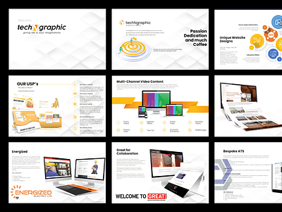 Pitch Deck Slides For Techngraphic pitch deck pitch deck slides presentations design