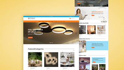 Lightsdaddy Website Landing Page Concept adobe xd ecommerce figma graphic design graphic template illustration landing page latest ui design lights landing page lights landing page ui lights ui design lights web ui lights website shopping website ui design ui ux design website design website ui kits