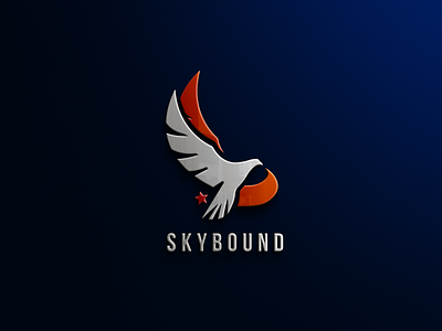 Skybound branding design geometry illustration logo minimal shape vector