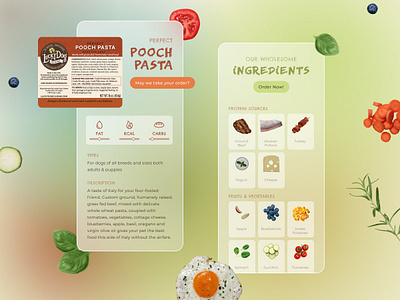 Lucky Dog Cuisine design dog food ecommerce healthy ingredients menu natural resposive wordpress
