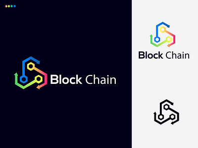 Block Chain logo 3d abstract logo block chain block chain logo brand identity branding creative logo design eye catching flat logo gradient logo graphic design icon logo logos minimal minimal logo modern logo popular logo simple logo