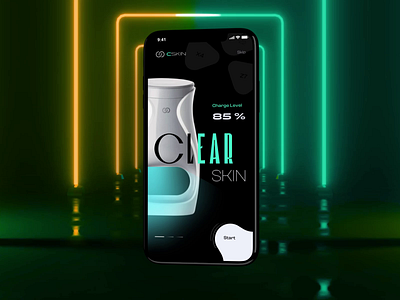 Clear Skin // Mobile App 3d animation app blacklead blackleadstudio blender branding c4d clear creative graphic design mobile mobile app motion motion graphics product app render skin