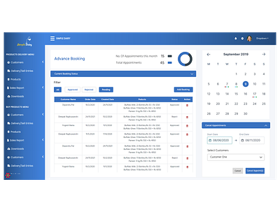 Advance Booking Design Sample design graphic design ui ux web