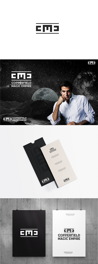 White space in CME - Coperfield logo brand branding design illustration logo logo design minimalistic monogram