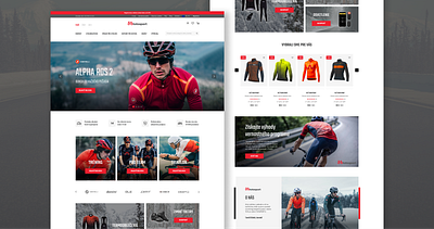 Cycling e-commerce website bicycle cycling eshop figma graphic design nature sale typography ui uxui web design