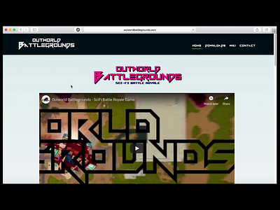 Outworld Battlegrounds - Campaign Site animation branding design graphic design motion graphics ui web design