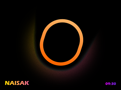 NAISAK black chroma dark design flat flatdesign gradient graphic design illustration ilu logo orange purple space ui