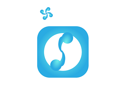 Logo / App Icon for #VirtualConference 1 app branding design dribbbleweeklywarmup. graphic design icon illustration logo vector